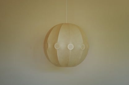 XXL  1960s cocoon pendant lamp by Friedel Wauer