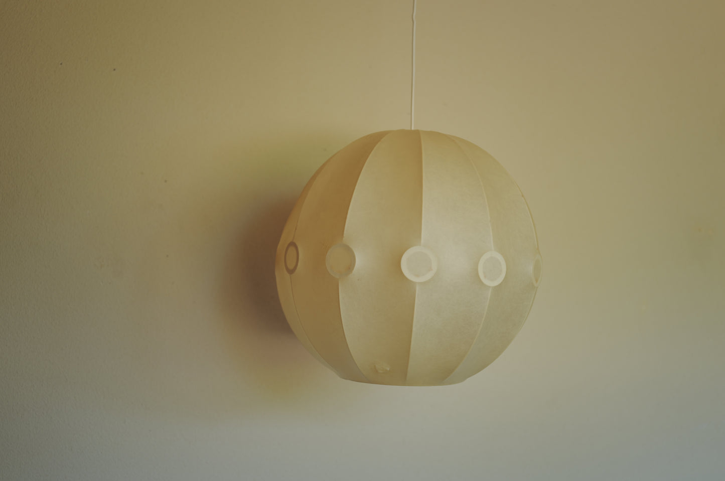 XXL  1960s cocoon pendant lamp by Friedel Wauer