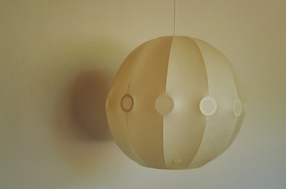XXL  1960s cocoon pendant lamp by Friedel Wauer