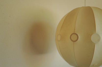 XXL  1960s cocoon pendant lamp by Friedel Wauer