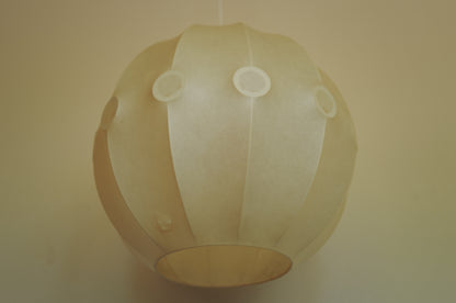 XXL  1960s cocoon pendant lamp by Friedel Wauer