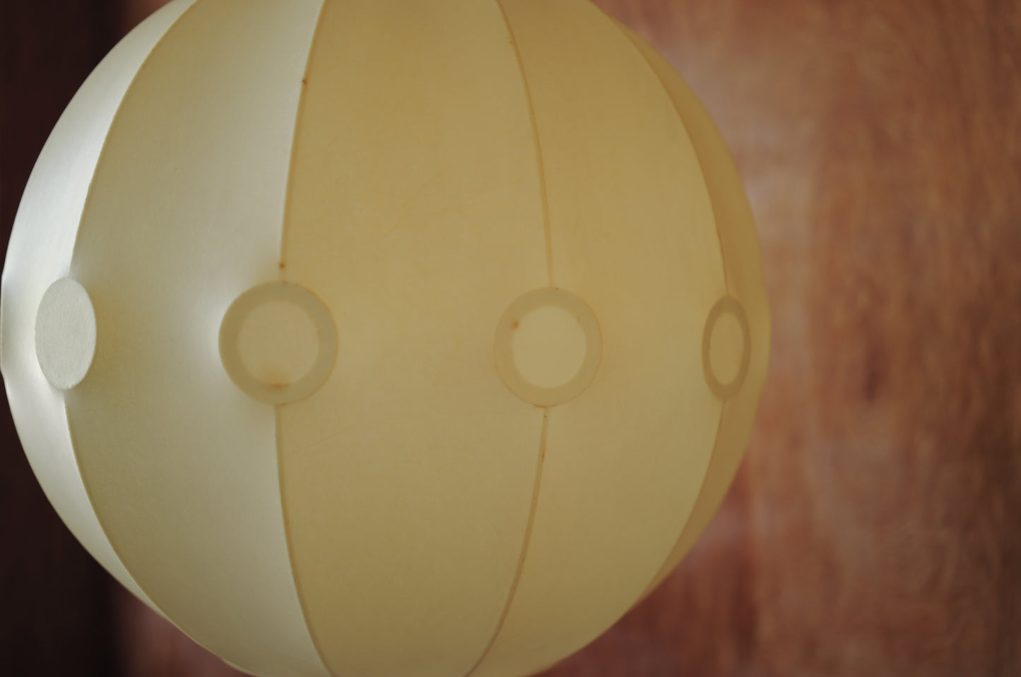 XXL  1960s cocoon pendant lamp by Friedel Wauer