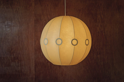 XXL  1960s cocoon pendant lamp by Friedel Wauer