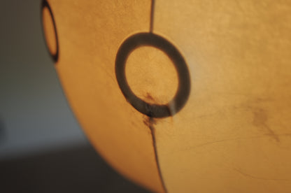 XXL  1960s cocoon pendant lamp by Friedel Wauer