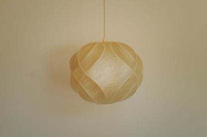 1960s cocoon pendant lamp  by Friedel Wauer