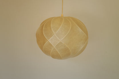 1960s cocoon pendant lamp  by Friedel Wauer
