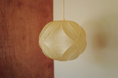 1960s cocoon pendant lamp  by Friedel Wauer