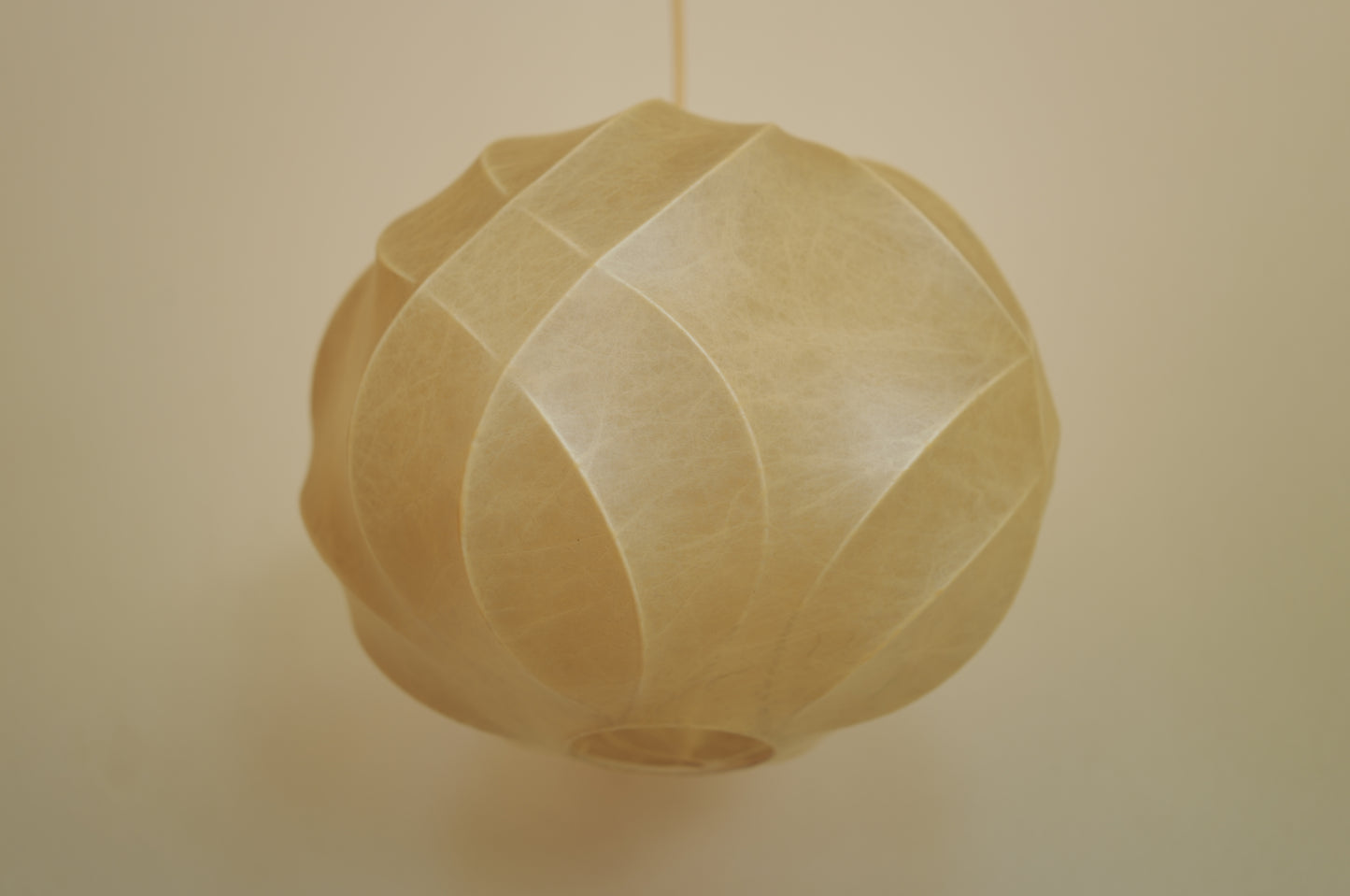 1960s cocoon pendant lamp  by Friedel Wauer