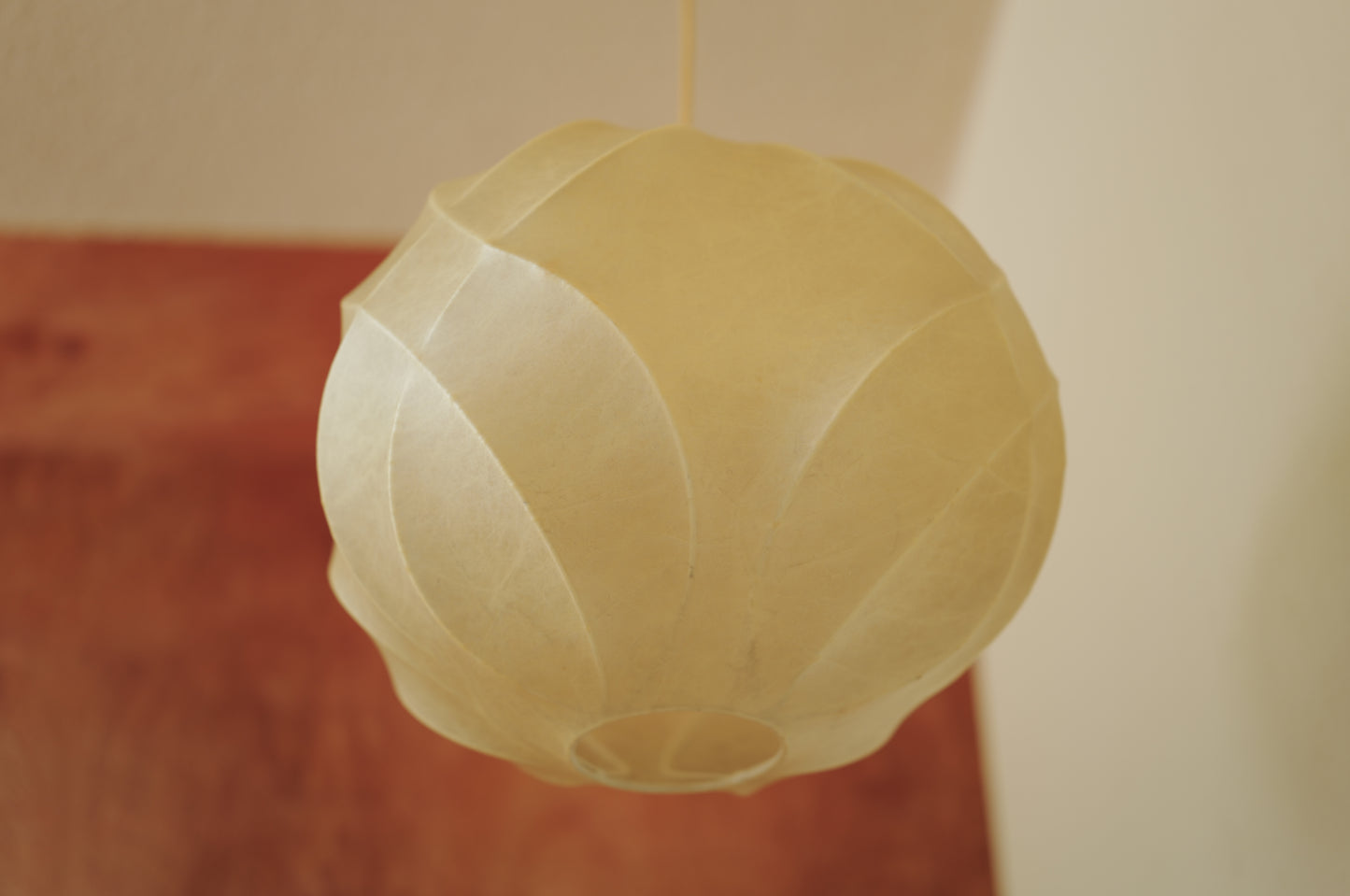 1960s cocoon pendant lamp  by Friedel Wauer
