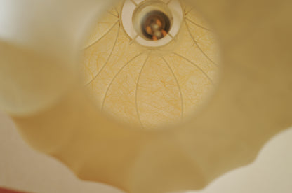 1960s cocoon pendant lamp  by Friedel Wauer