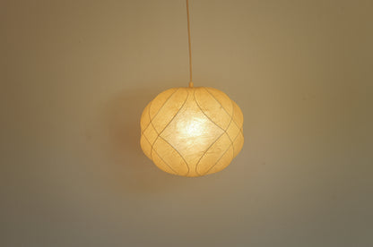 1960s cocoon pendant lamp  by Friedel Wauer
