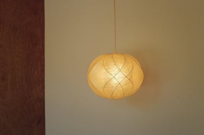 1960s cocoon pendant lamp  by Friedel Wauer