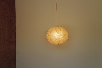 1960s cocoon pendant lamp  by Friedel Wauer
