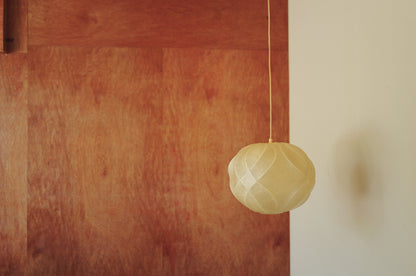 1960s cocoon pendant lamp  by Friedel Wauer