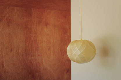 1960s cocoon pendant lamp  by Friedel Wauer