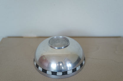 metal bowl with mother-of-pearl inlay