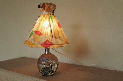 1960s glass table lamp