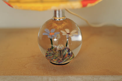 1960s glass table lamp