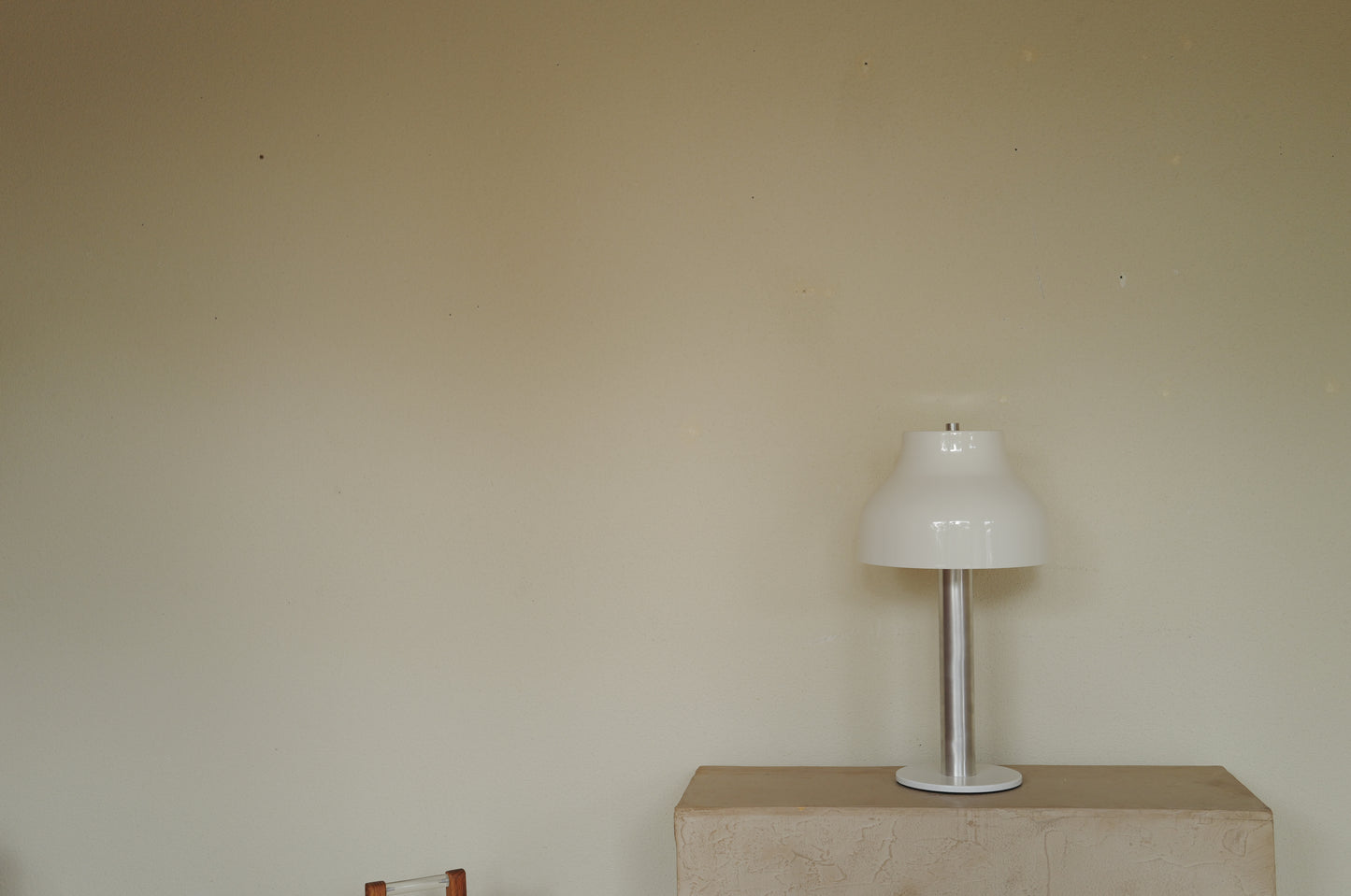 1960s iron mushroom lamp