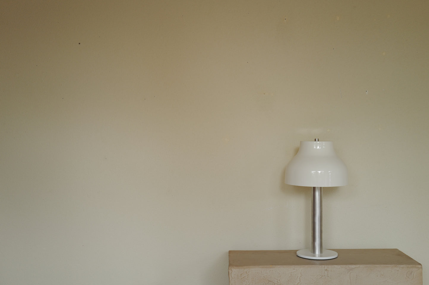 1960s iron mushroom lamp