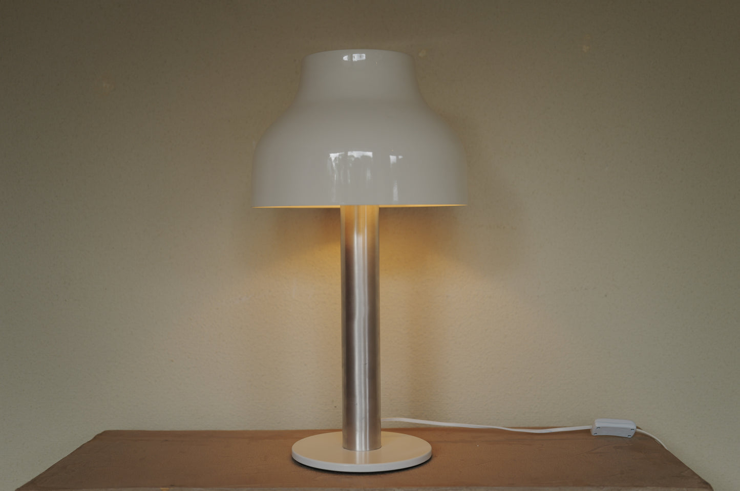 1960s iron mushroom lamp