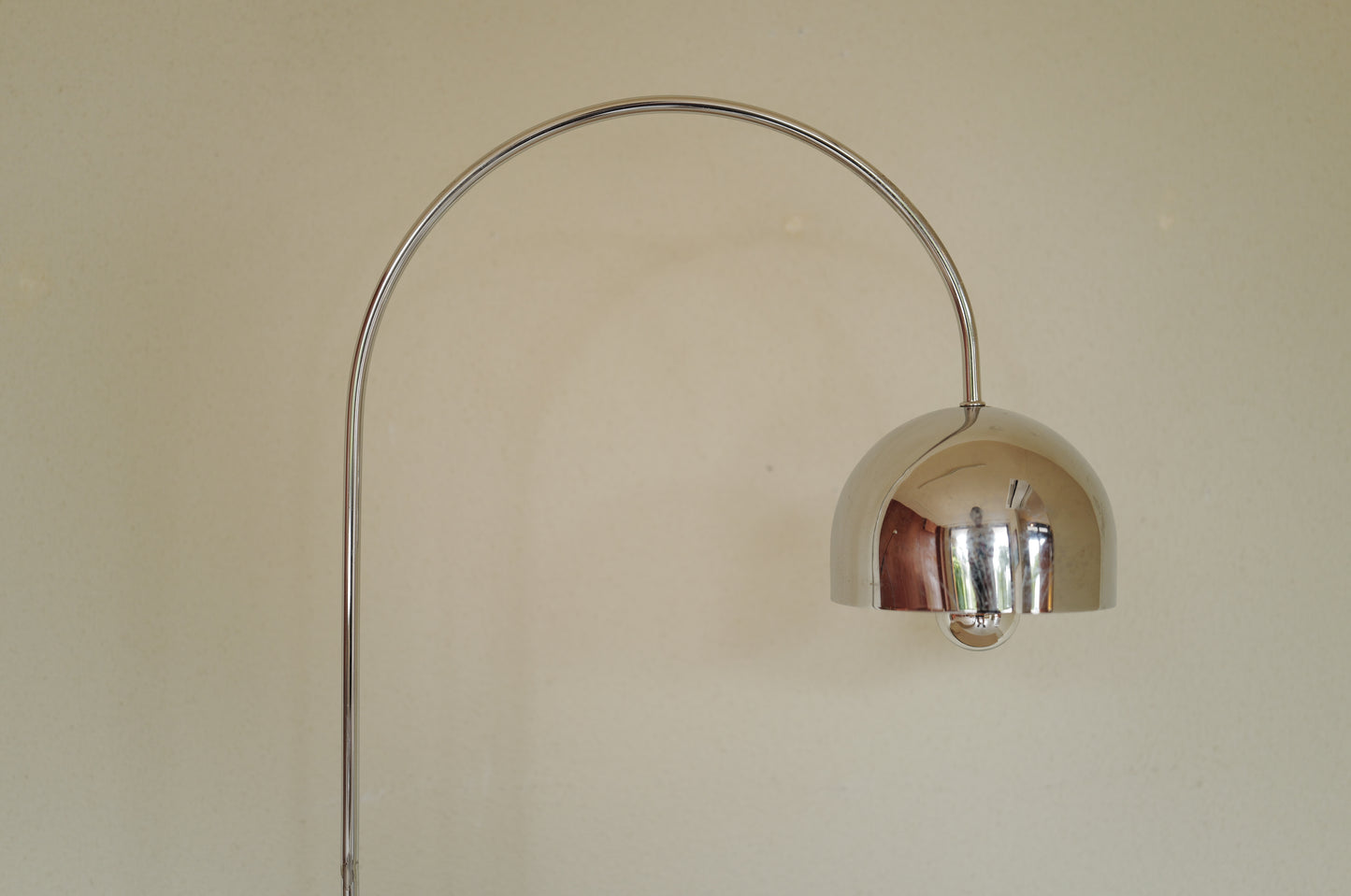 1970s Chrome Table Lamp  on Travertine