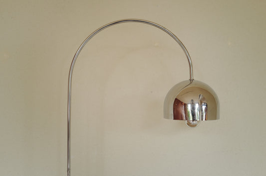 1970s Chrome Table Lamp  on Travertine