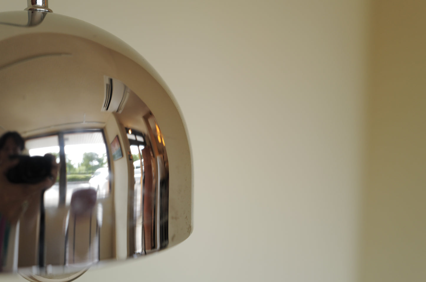 1970s Chrome Table Lamp  on Travertine