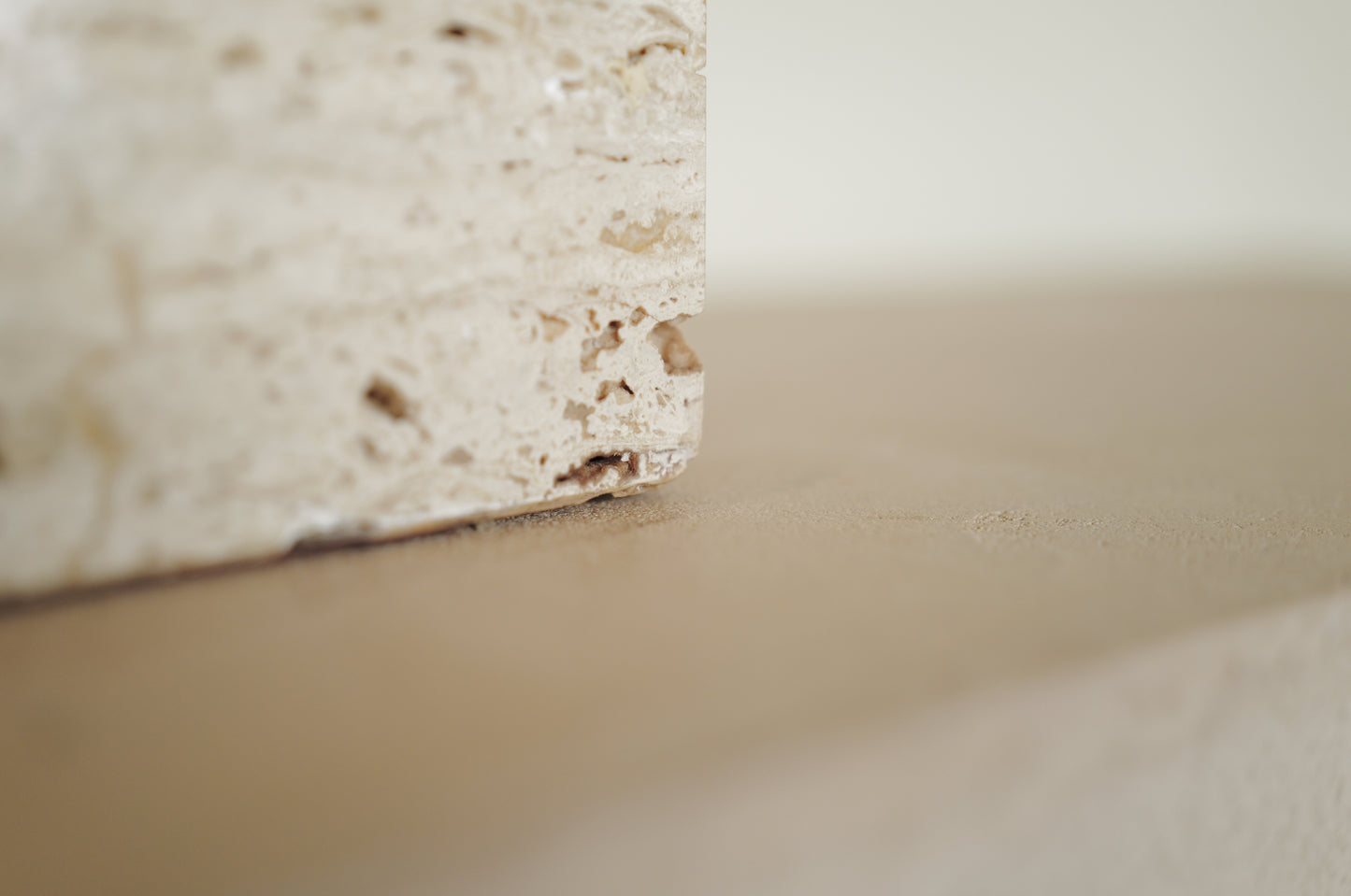 1970s Chrome Table Lamp  on Travertine