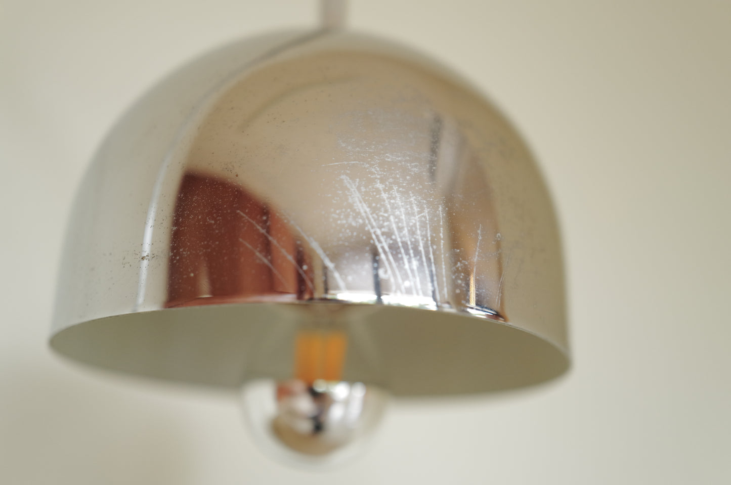 1970s Chrome Table Lamp  on Travertine