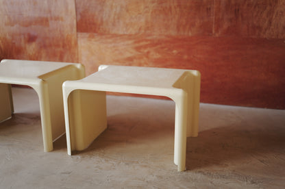 Pair of Scagno side tables by Giotto Stoppino for Elco, 1960s