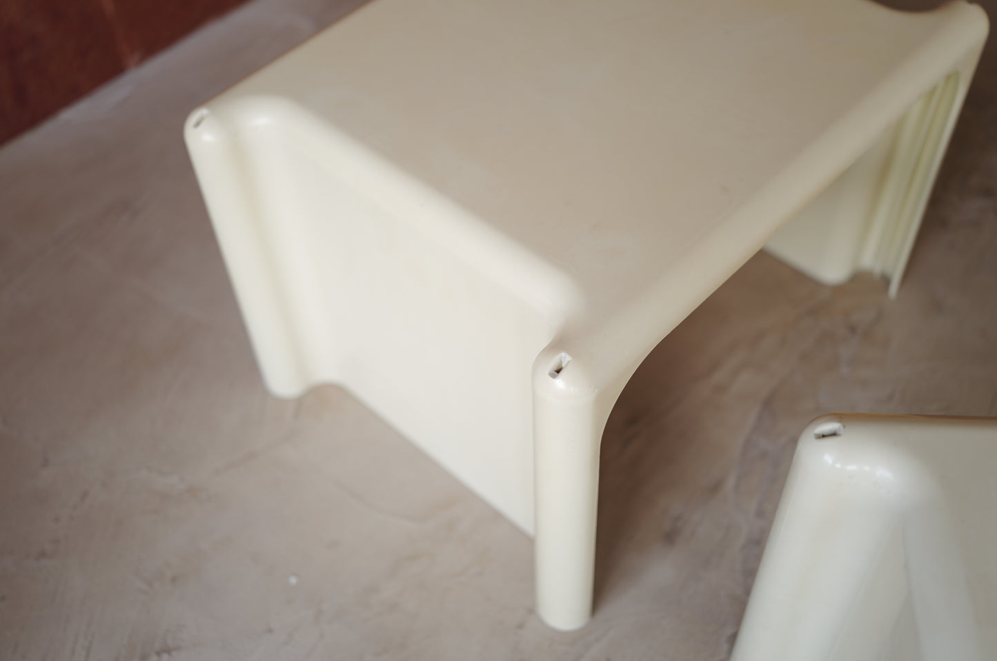Pair of Scagno side tables by Giotto Stoppino for Elco, 1960s