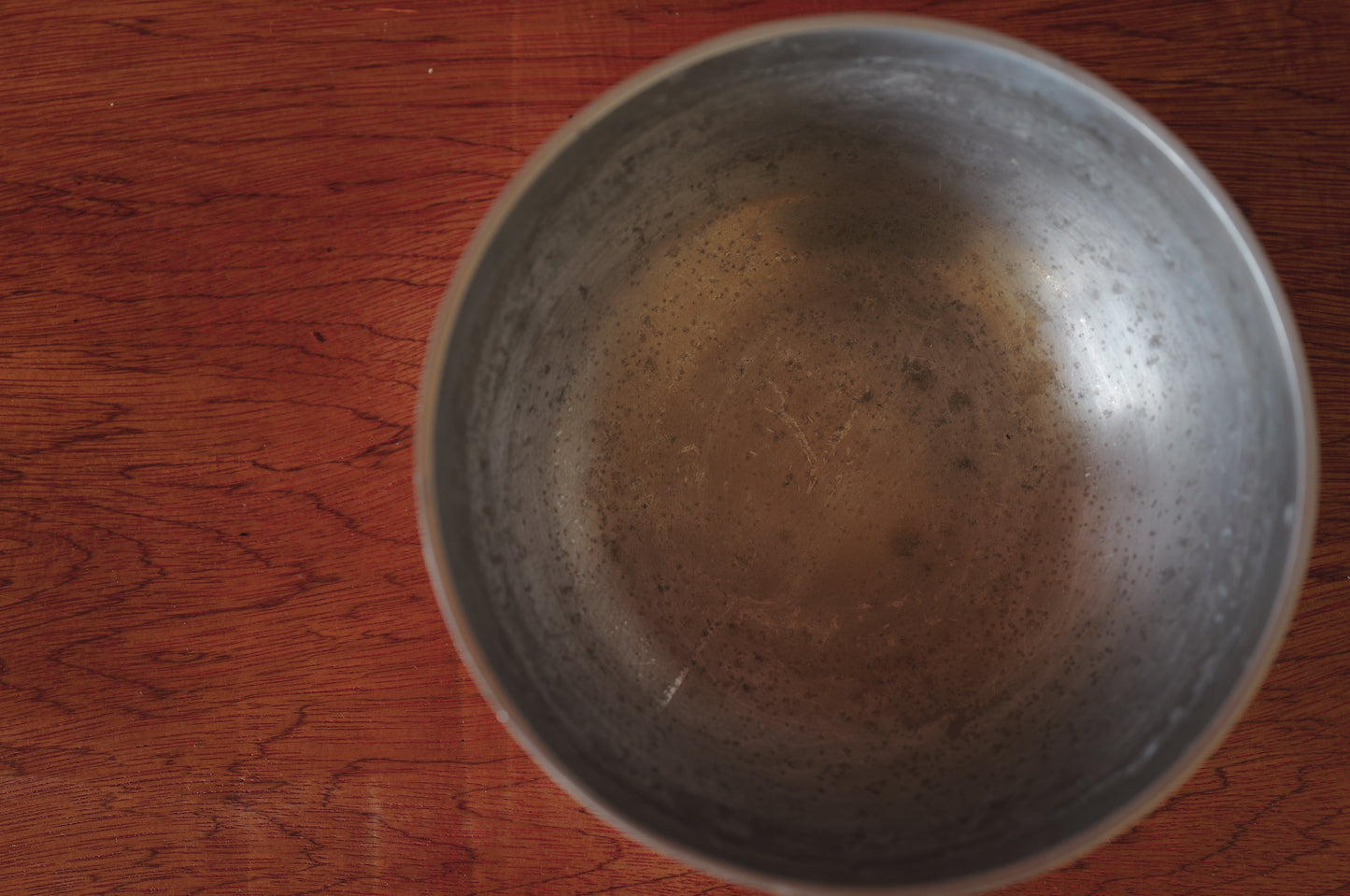 metal bowl with mother-of-pearl inlay
