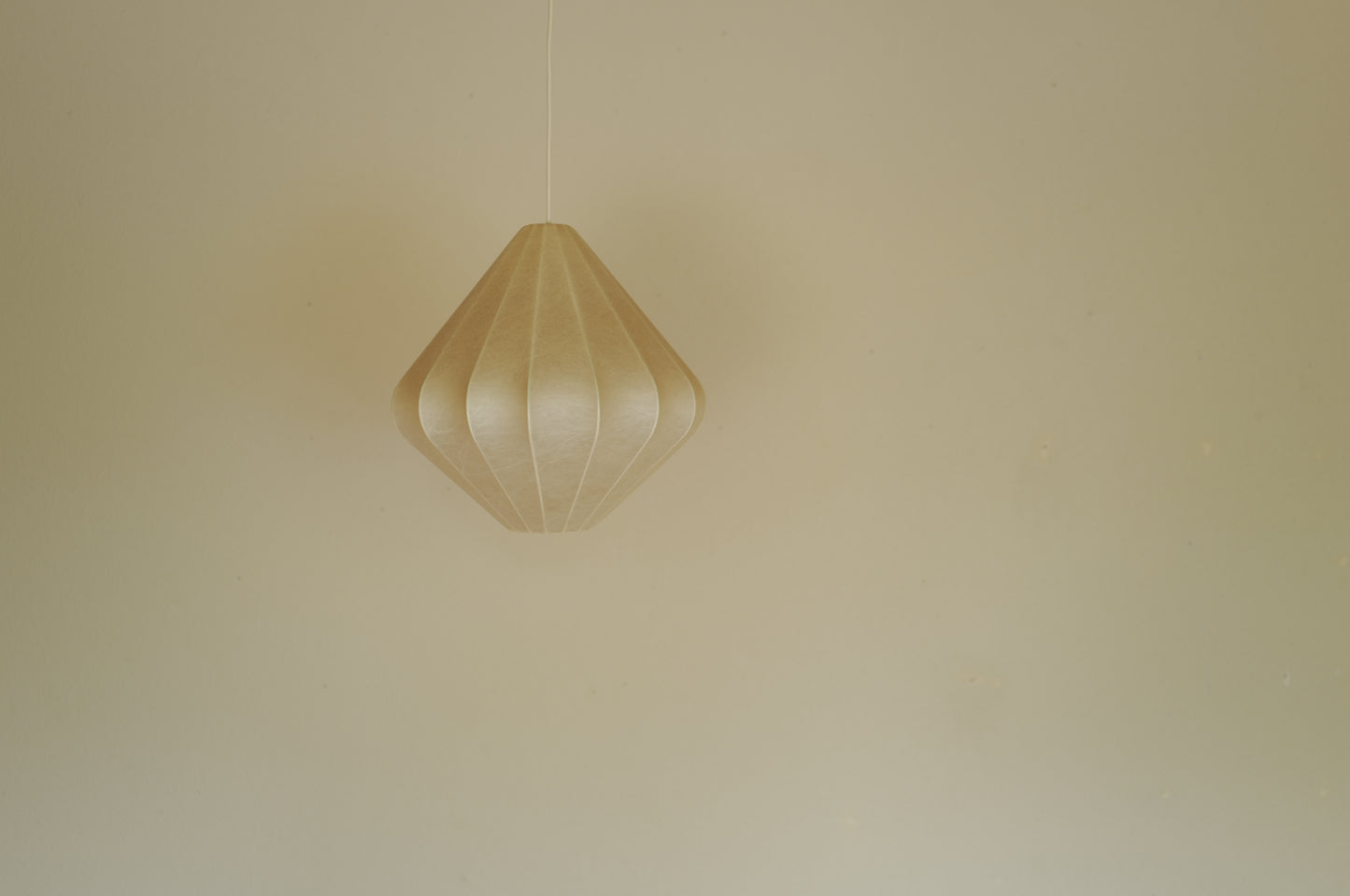 1960s cocoon pendant lamp  by goldkant