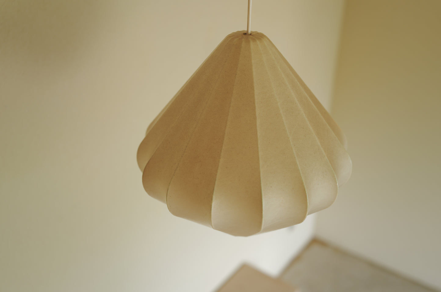 1960s cocoon pendant lamp  by goldkant