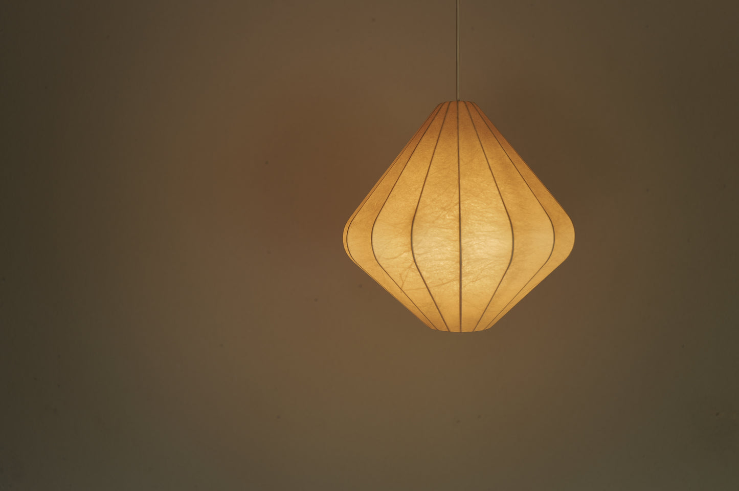 1960s cocoon pendant lamp  by goldkant
