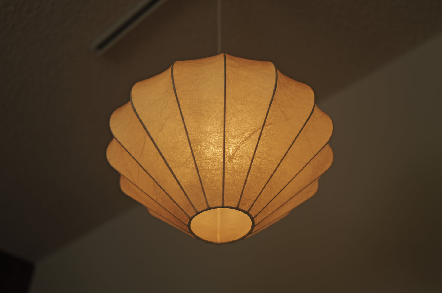 1960s cocoon pendant lamp  by goldkant