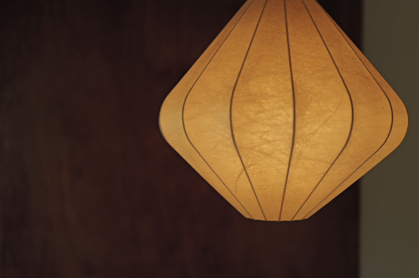1960s cocoon pendant lamp  by goldkant