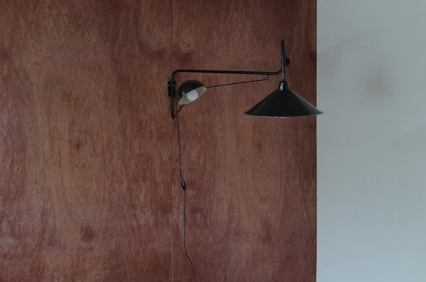 1960's French Double arm articulated wall lamp