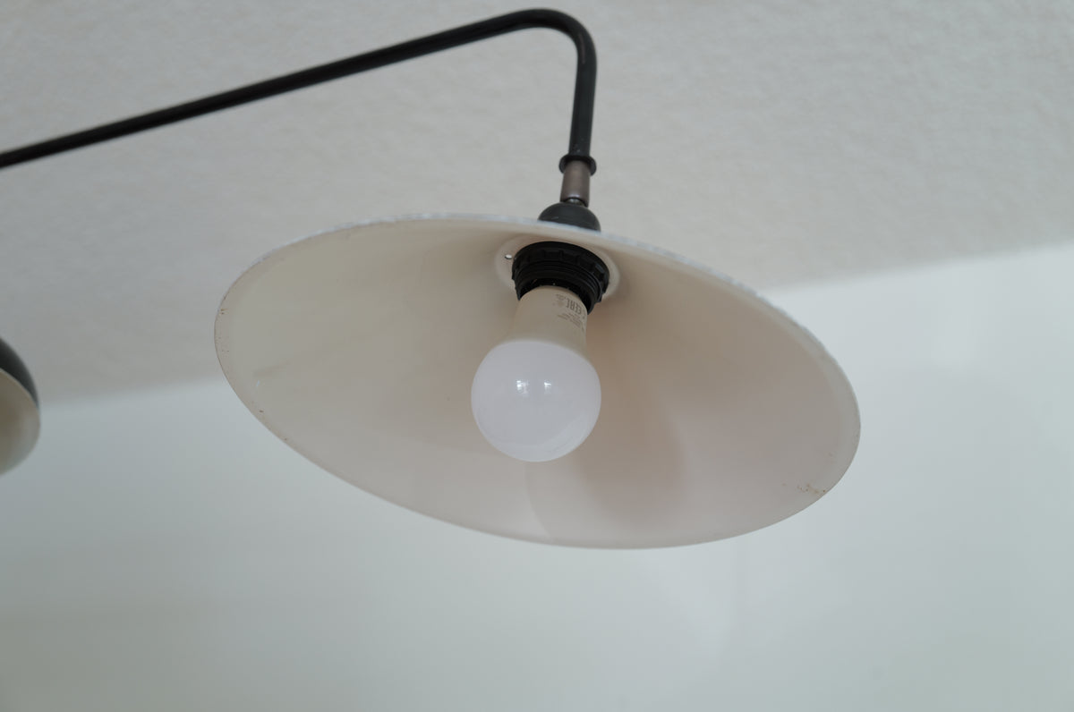 1960's French Double arm articulated wall lamp