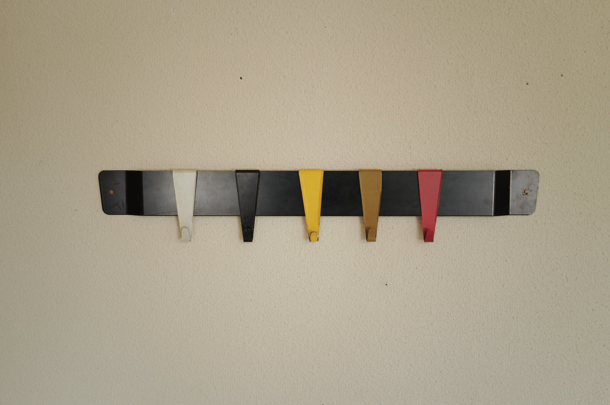 Coen de Vries small coat rack Pilastro The Netherlands 1950s