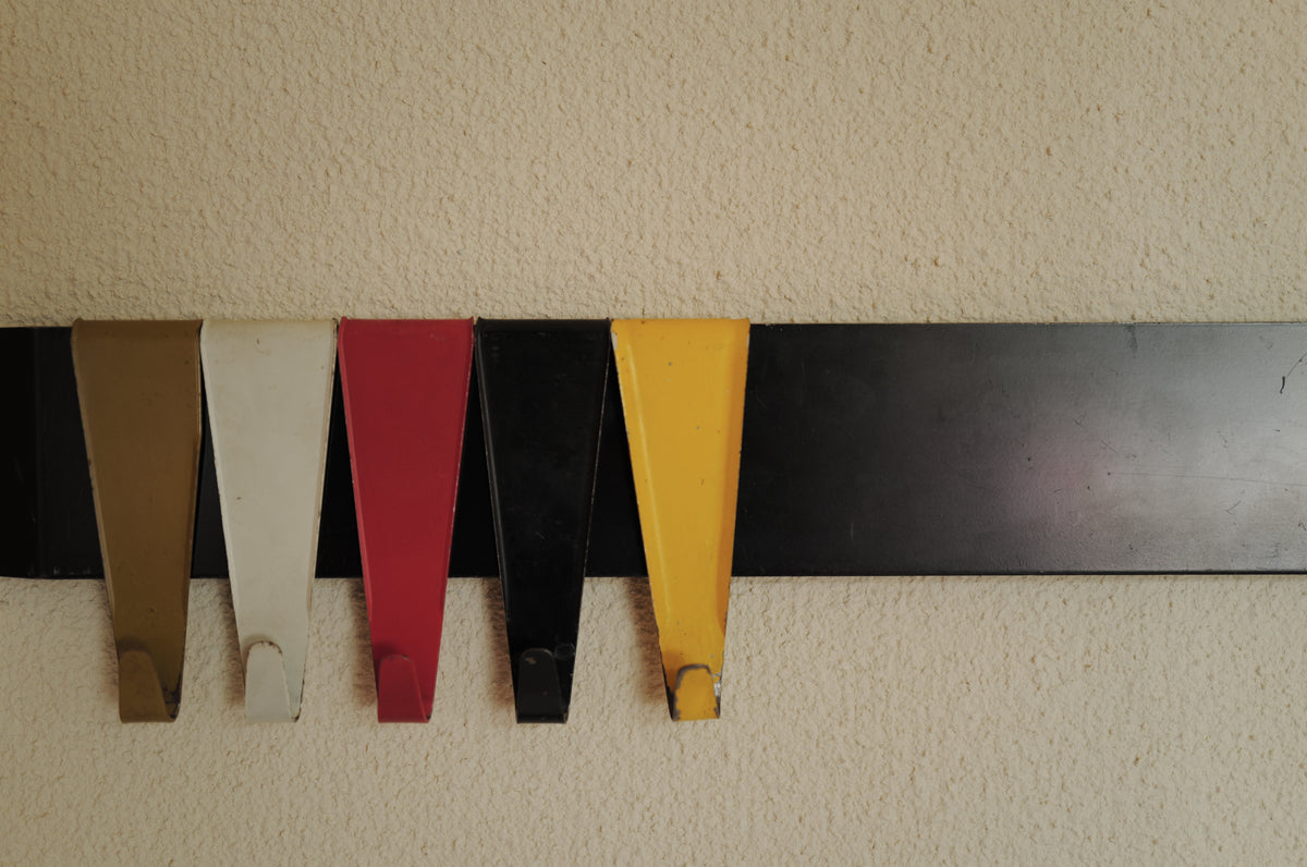 Coen de Vries small coat rack Pilastro The Netherlands 1950s