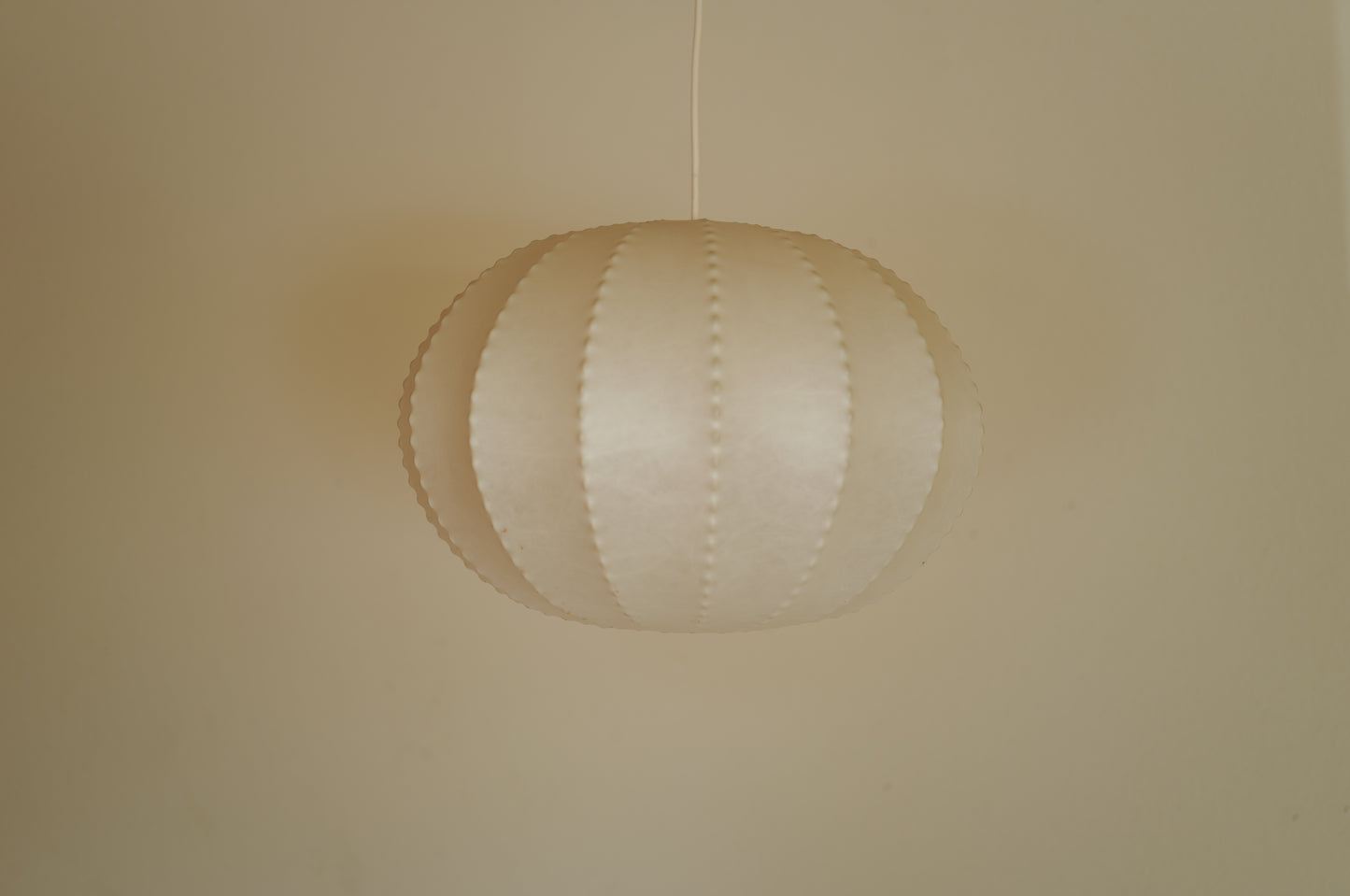 1960s cocoon pendant lamp in Germany　Goldkant