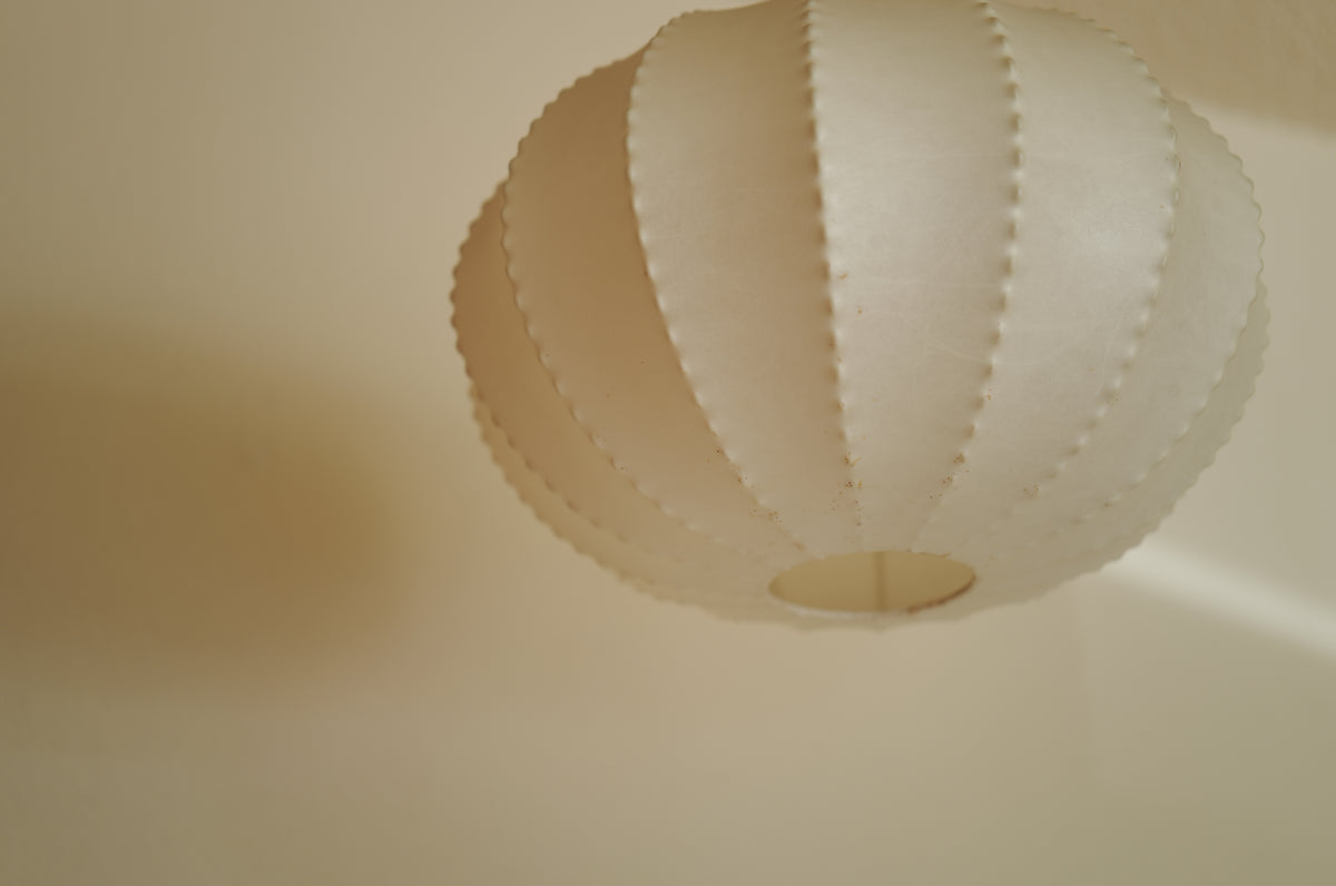 1960s cocoon pendant lamp in Germany　Goldkant
