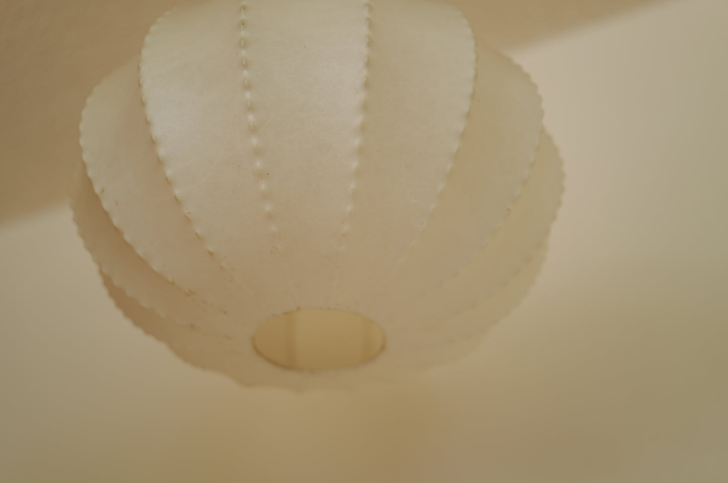 1960s cocoon pendant lamp in Germany　Goldkant
