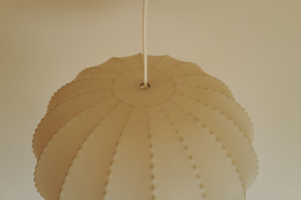 1960s cocoon pendant lamp in Germany　Goldkant
