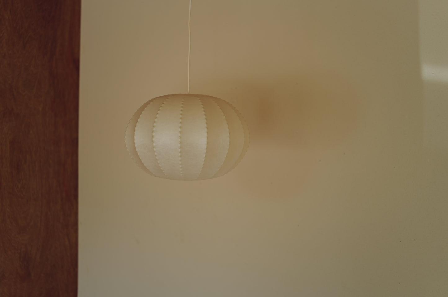 1960s cocoon pendant lamp in Germany　Goldkant