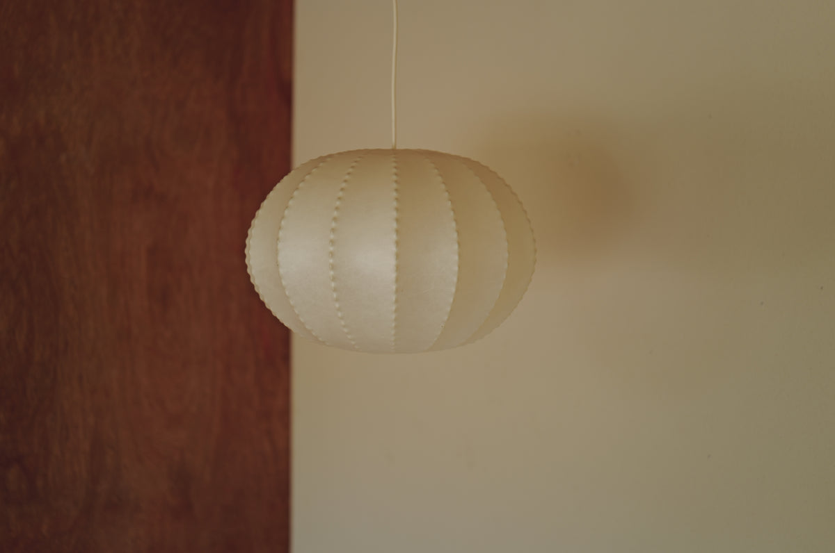1960s cocoon pendant lamp in Germany　Goldkant