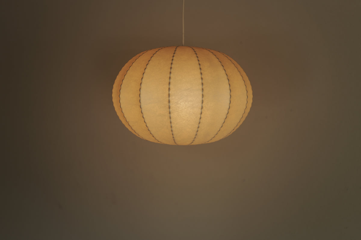 1960s cocoon pendant lamp in Germany　Goldkant