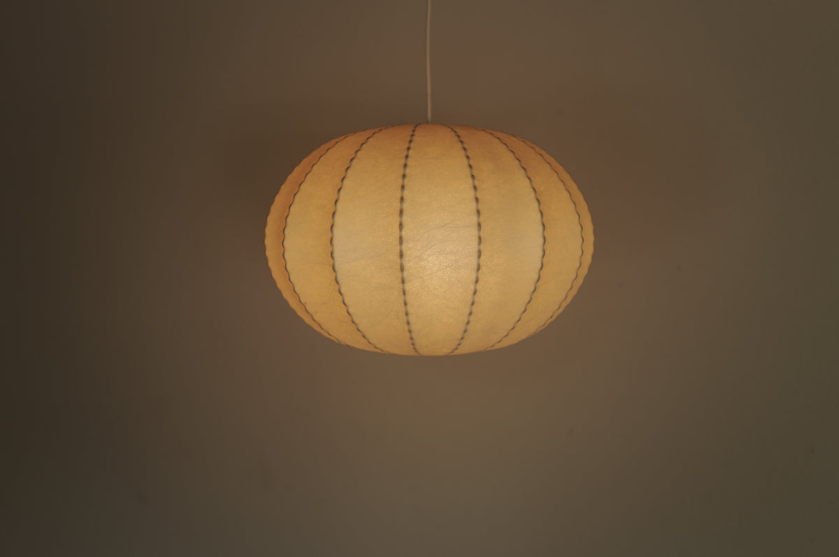 1960s cocoon pendant lamp in Germany　Goldkant